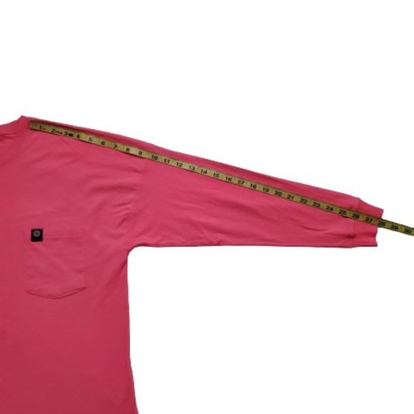 Simply Southern Women's Preppy & Classy Long Sleeve Pullover Tee Pink Size Small - Picture 9 of 13